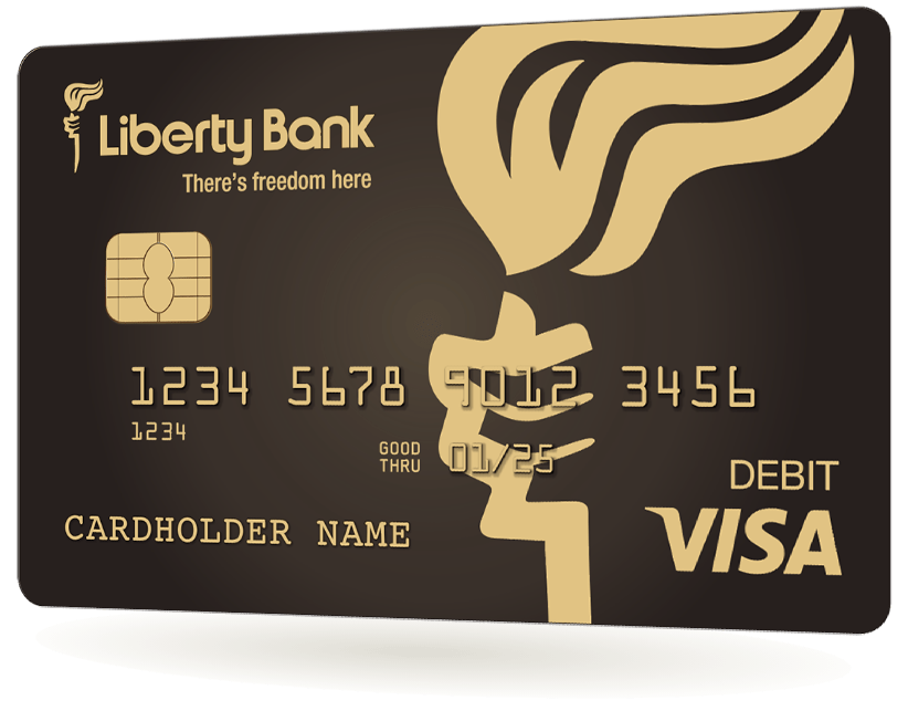 Liberty Bank Business Visa® Debit Card